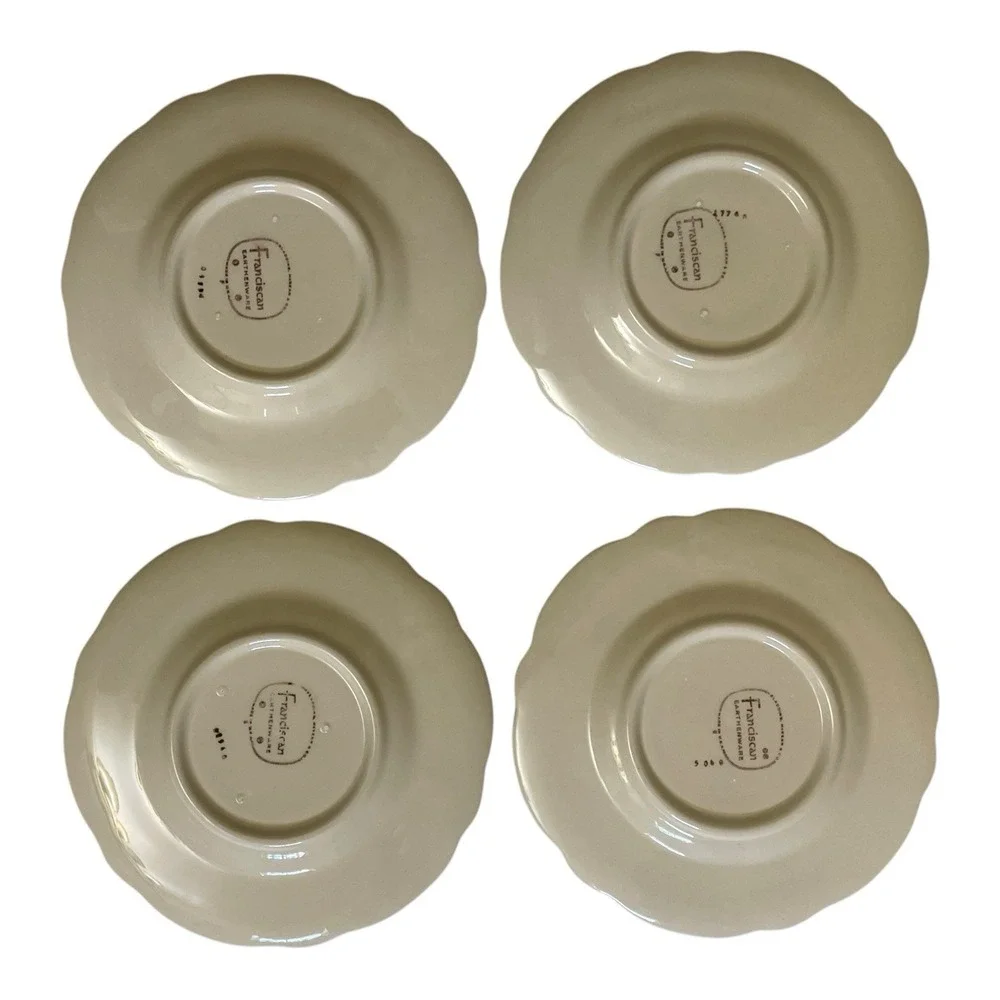 Franciscan Desert Rose Stoneware 20 Piece Set- Fruit, Bread, Salad, Dinner, Soup